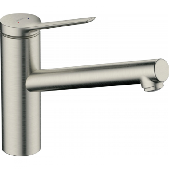 Смеситель Hansgrohe Zesis 74802800 M33 для кухонной мойки, сталь - фото 39171