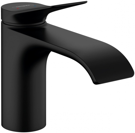 Смеситель для раковины Hansgrohe Vivenis 75010670, с донным клапаном, черный матовый - фото 39179