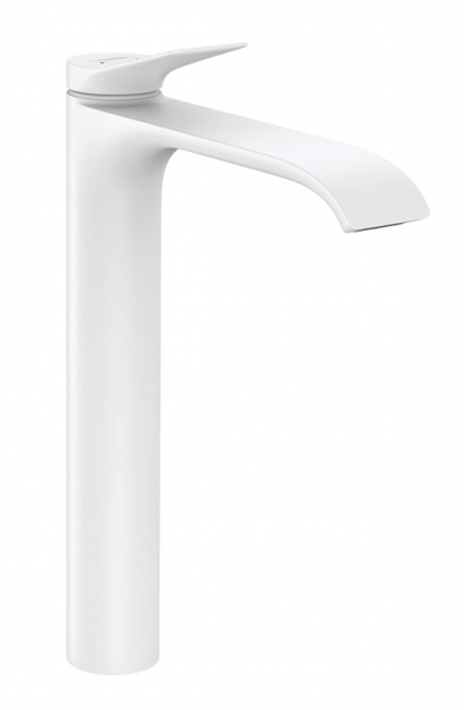 Смеситель Hansgrohe Vivenis для раковины 250, без донного клапана, белый матовый, 75042700 - фото 39197