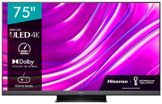 Телевизор Hisense 75U8HQ - фото 39221