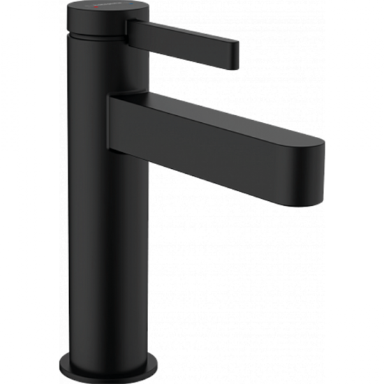 Смеситель для раковины Hansgrohe Finoris 76020670, с донным клапаном, чёрный матовый - фото 39225