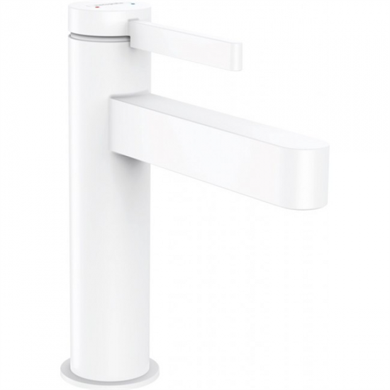 Смеситель для раковины Hansgrohe Finoris 76023700, с донным клапаном Push-Open, белый матовый - фото 39228