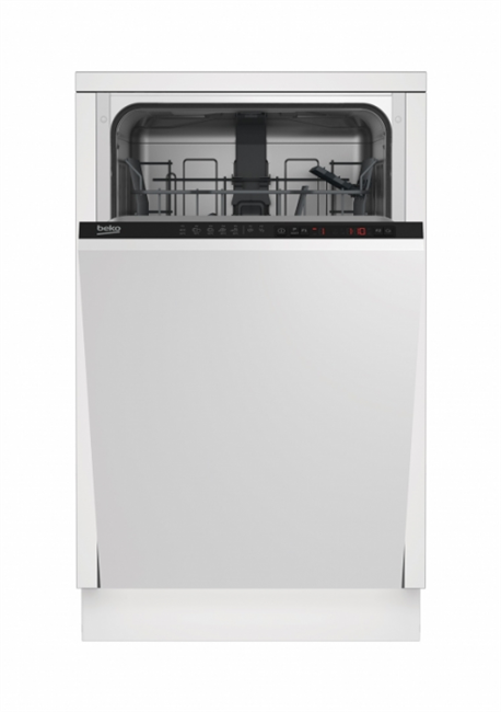 Встраиваемая посудомоечная машина Beko DIS25010,  узкая, ширина 44.8см, полновстраиваемая, загрузка 10 комплектов - фото 39302