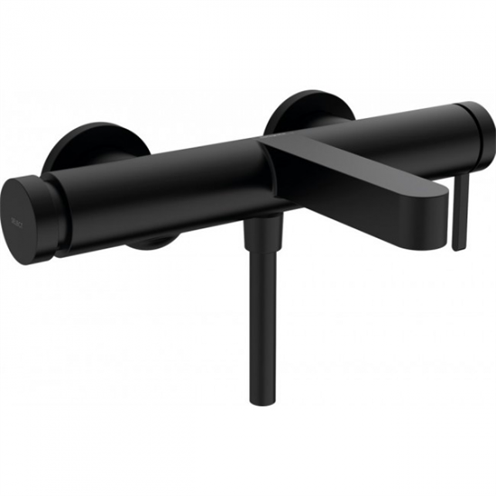 Смеситель Hansgrohe Finoris 76420670 для ванны и душа, черный матовый - фото 39344