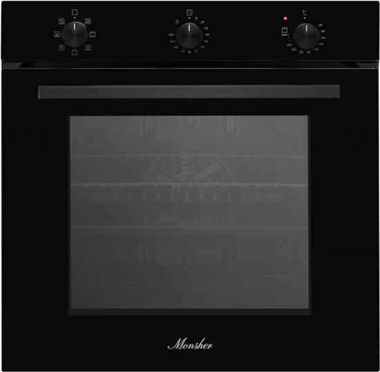 Встраиваемый электрический духовой шкаф Monsher MOE 6006 Noir - фото 39399