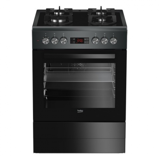 Комбинированная плита Beko FSM 65330 DAS черный - фото 39701