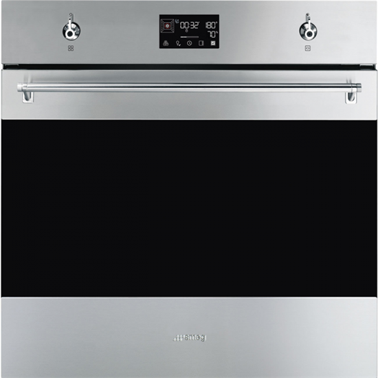Встраиваемый электрический духовой шкаф Smeg SO6302S3PX - фото 40074