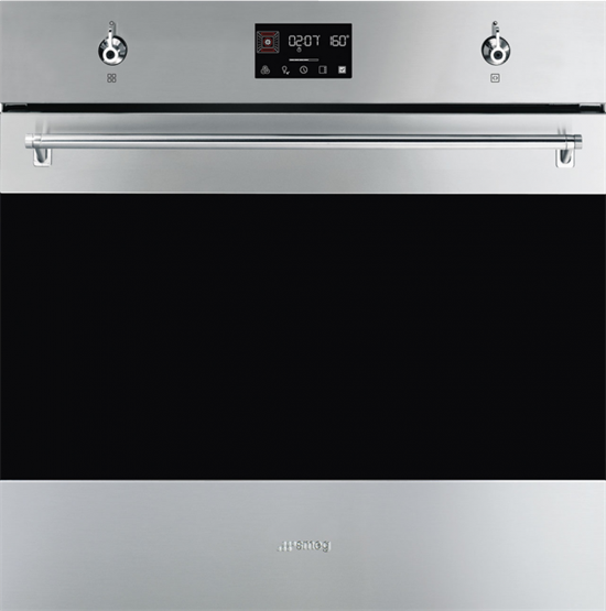 Встраиваемый электрический духовой шкаф Smeg SOP6302TX - фото 40075