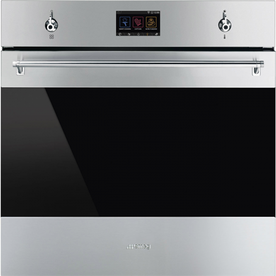 Встраиваемый электрический духовой шкаф Smeg SO6303APX - фото 40211
