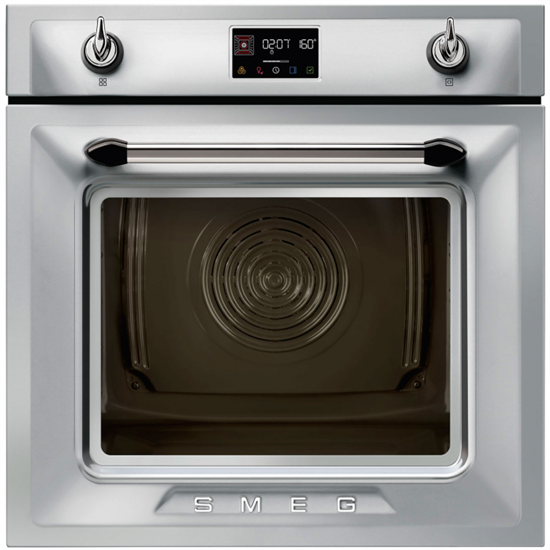 Встраиваемый электрический духовой шкаф Smeg SOP6902S2PX - фото 40240