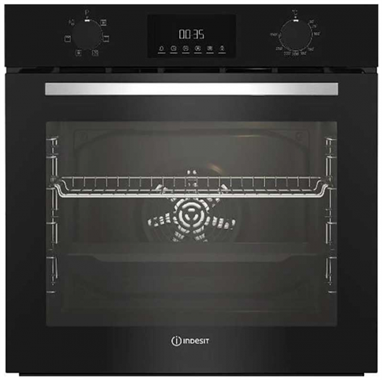Встраиваемый электрический духовой шкаф Indesit IFE3644BL - фото 40568