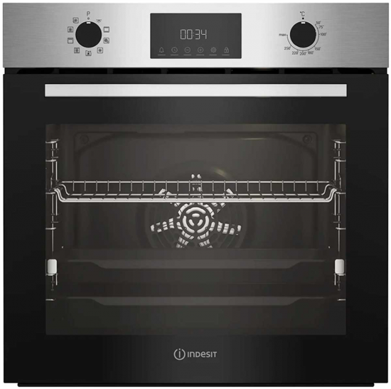 Встраиваемый электрический духовой шкаф Indesit IFE3841JIX - фото 40569