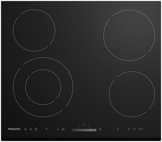 Встраиваемая электрическая варочная панель Hotpoint-Ariston HR 6T2 B S - фото 40620