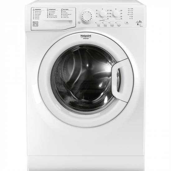 Стиральная машина Hotpoint-Ariston VMSL 601 W, с фронтальной загрузкой, 6кг, 1000об/мин - фото 40775