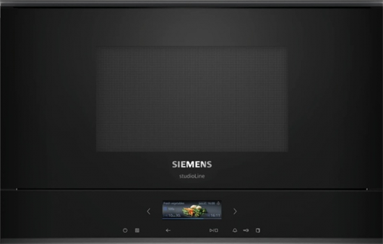 Микроволновая печь встраиваемая Siemens BF722L1B1, черный - фото 41412