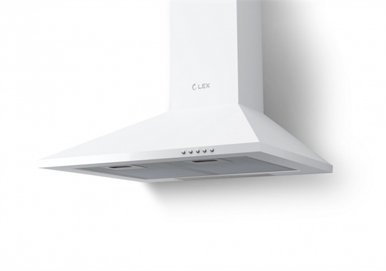 Каминная вытяжка Lex Basic 600 white - фото 42060