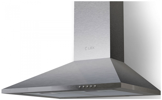 Каминная вытяжка Lex Basic 500 inox - фото 42062