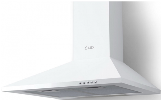 Каминная вытяжка Lex Basic 500 white - фото 42063