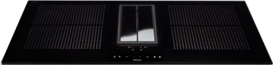 Индукционная варочная панель со встроенной вытяжкой Falmec Quantum 90 Vetro Nero CUZQ90.00P8#ZZZN460F - фото 42375