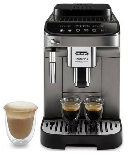 Кофемашина автоматическая DeLonghi Magnifica Evo ECAM 290.42.TB, титановый/черный - фото 42654