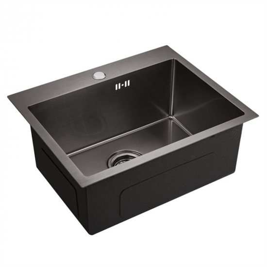 Кухонная мойка Emar EMB-115 PVD Nano Dark - фото 42753