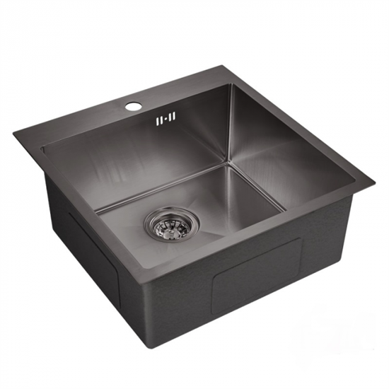 Кухонная мойка Emar EMB-117A PVD Nano Dark - фото 42760