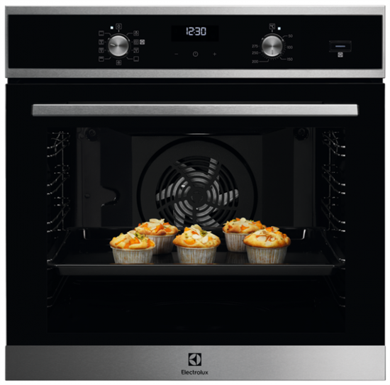 Встраиваемый электрический духовой шкаф Electrolux EOF5H40BX - фото 42882