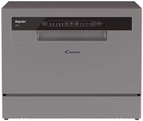 Компактная посудомоечная машина Candy CP 6F51LS-08 серебристая - фото 43103