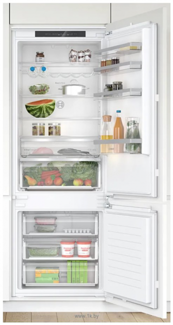 Двухкамерный холодильник встраиваемый Bosch KBN96VFE0 - фото 43688