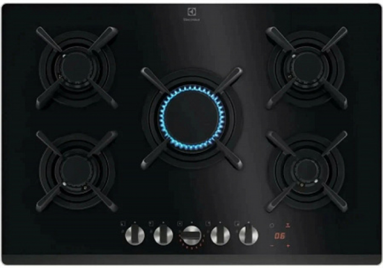 Газовая варочная поверхность Electrolux KGG953753K черный - фото 43719