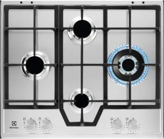 Газовая варочная панель Electrolux KGS64562SX - фото 43740