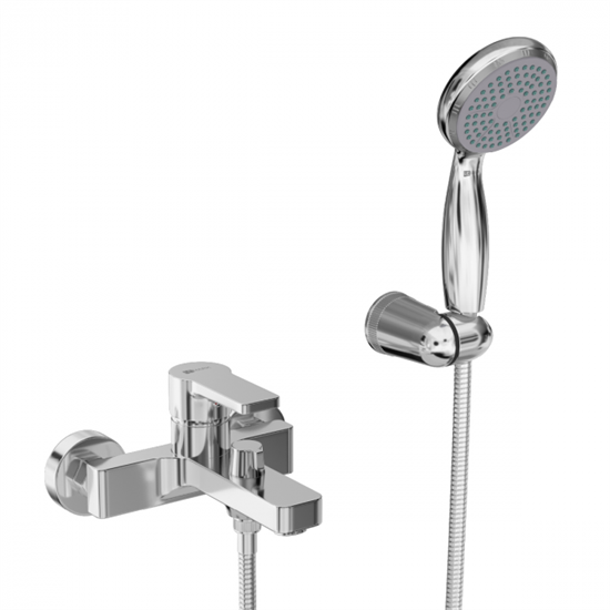 Смеситель Lemark Aura LM0614C для ванны и душа, излив монолит - фото 44009