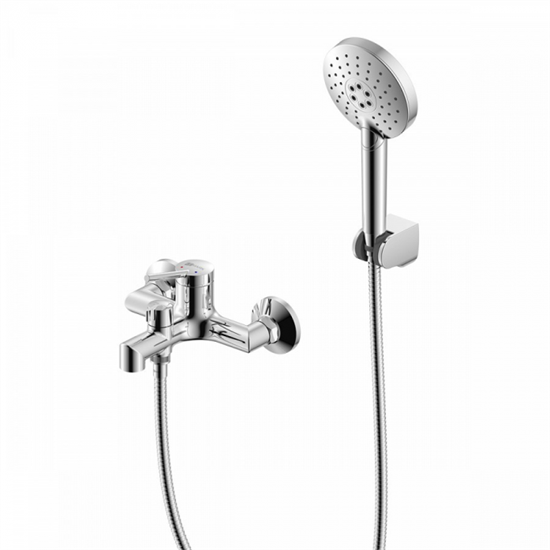 Смеситель Lemark Minima LM3814C для ванны и душа с душевым гарнитуром, хром - фото 44203