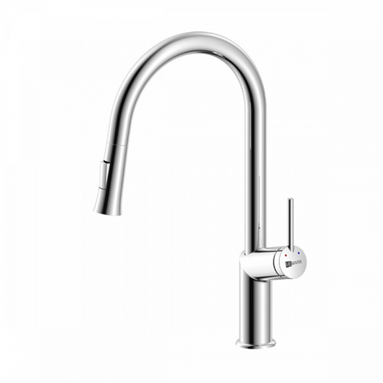 Смеситель Lemark Minima LM3850C для кухонной мойки с выдвижным изливом, хром - фото 44206