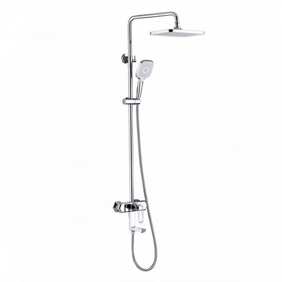 Душевая система Lemark Prizma LM3962C с изливом, хром - фото 44210
