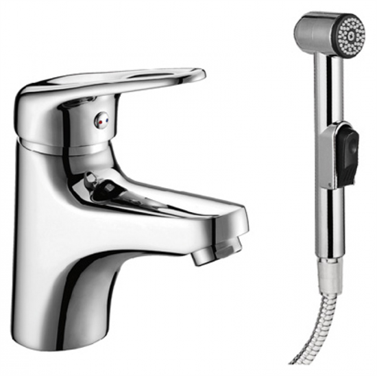 Смеситель Lemark Luna LM4116C для раковины с гигиеническим душем - фото 44218