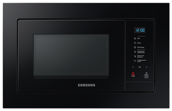 Встраиваемая микроволновая печь Samsung MG23A7118AK/BW - фото 44699