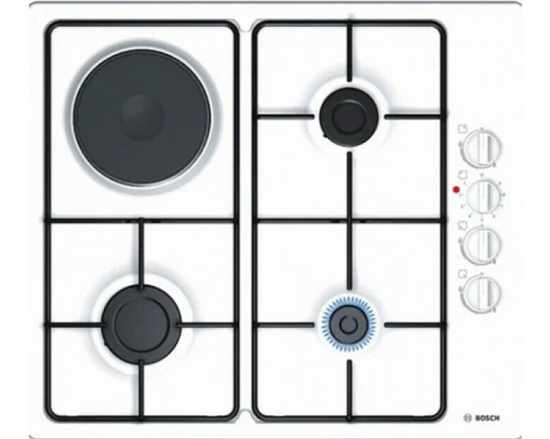 Газовая варочная панель Bosch PBY6C2B82Q,  белый - фото 44968