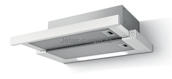 Встраиваемая вытяжка Jetair Aurora LX/WH/F/60 - фото 45215