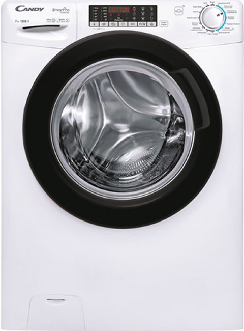 Стиральная машина Candy Smart Pro CSO4 276TWMB-07, с фронтальной загрузкой, с паром, 7кг, 1200об/мин, инверторная - фото 46358