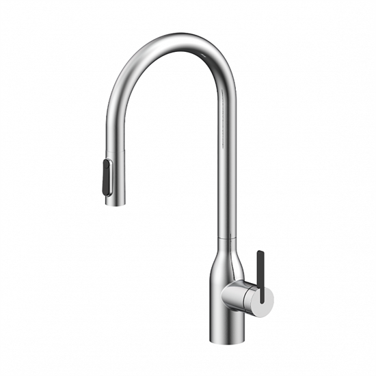 Смеситель для кухонной мойки Paulmark Universal Un213880-BS, с подключением к фильтру, нержавеющая сталь - фото 46510