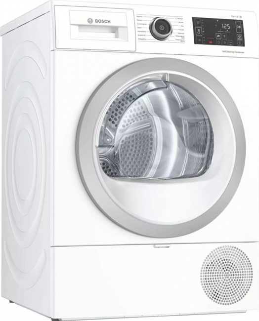 Сушильная машина Bosch Serie 6 WTU8769SSN белый, с английской панелью управления - фото 46798