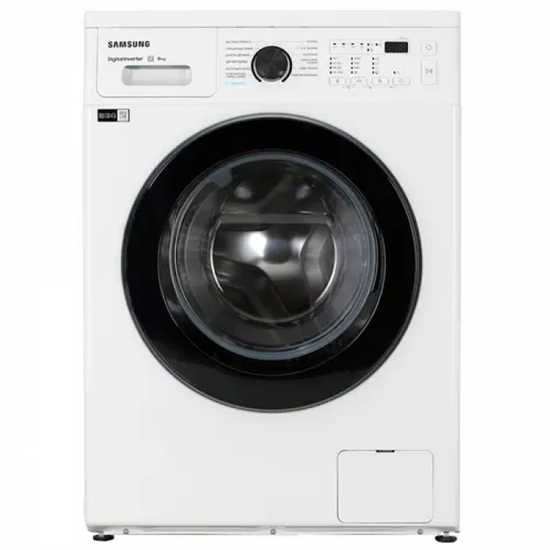 Стиральная машина Samsung WW60AG4S00CELP, с фронтальной загрузкой, с паром, 6кг, 1000об/мин, инверторная - фото 46813