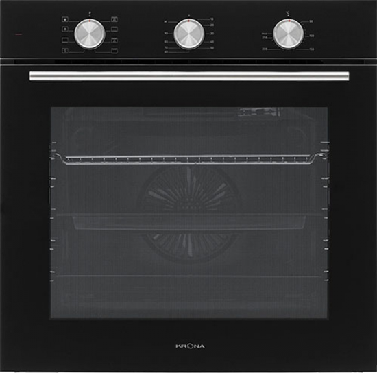 Встраиваемый электрический духовой шкаф Krona Birne 60 BL - фото 47117