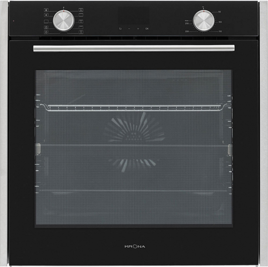 Встраиваемый электрический духовой шкаф Krona Quendel 60 BL/S - фото 47119