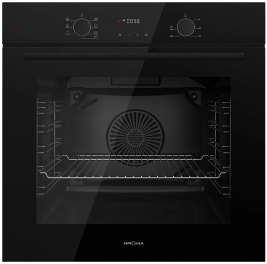 Встраиваемый электрический духовой шкаф Krona Legende 60 BL/BL - фото 47143