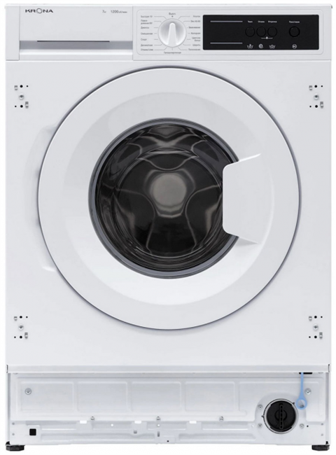 Встраиваемая стиральная машина Krona Zimmer 1200 7K white - фото 47148