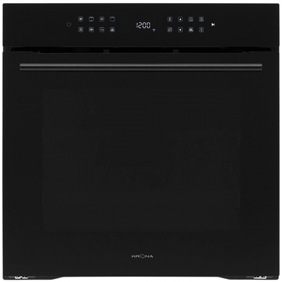 Встраиваемый электрический духовой шкаф Krona Onyx 60H BL/BL - фото 47167