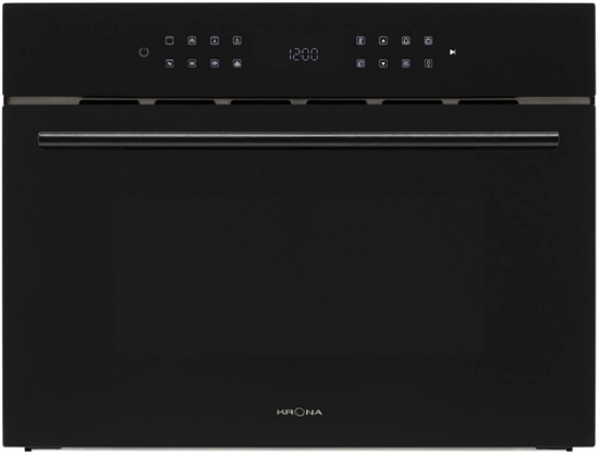 Встраиваемая микроволновая печь Krona Onyx 45H mw BL/BL - фото 47168