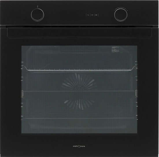 Встраиваемый электрический духовой шкаф Krona Nero max 60 BL/BL - фото 47186